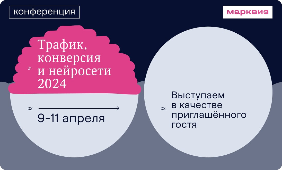 Конференция «Трафик, конверсия и нейросети 2024» — Марквиз в качестве приглашённого гостя