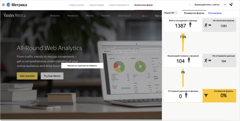Аналитика Форм
