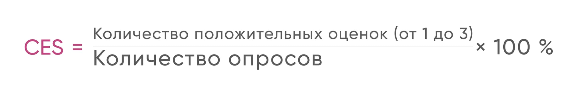 Если за лучший результат принят наименьший индекс CES