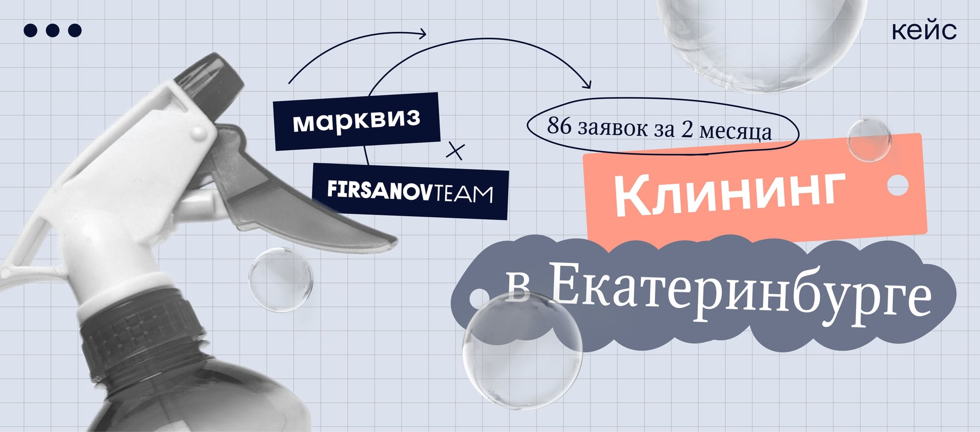 Квиз вместо сайта лидогенерирует для клининговой компании