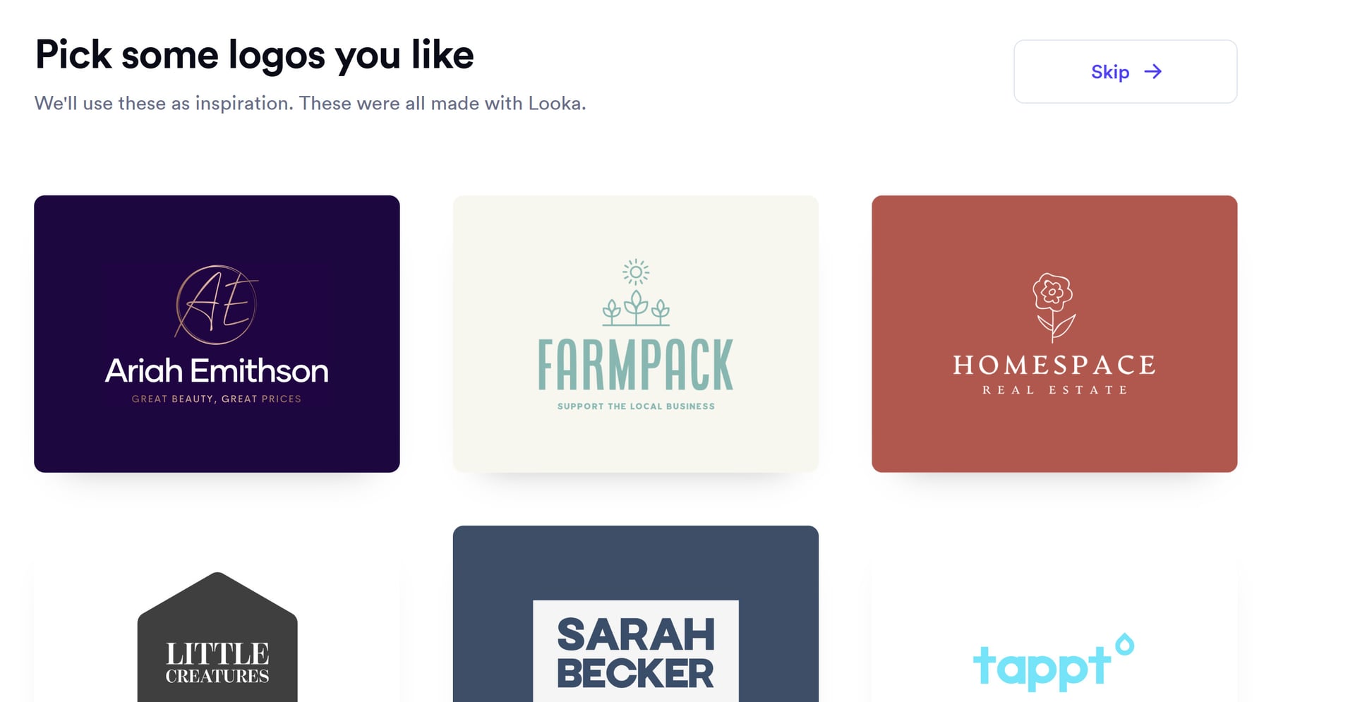 Примеры логотипов для референсов