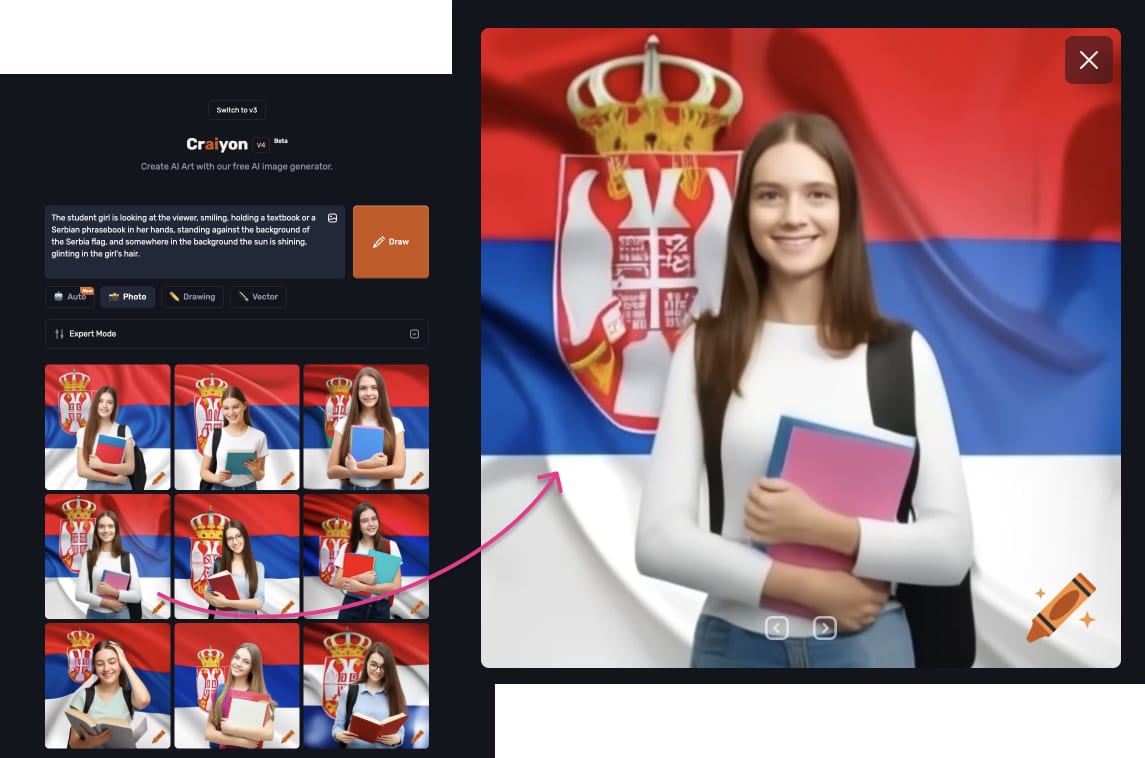 ИИ-картинка в Craiyon