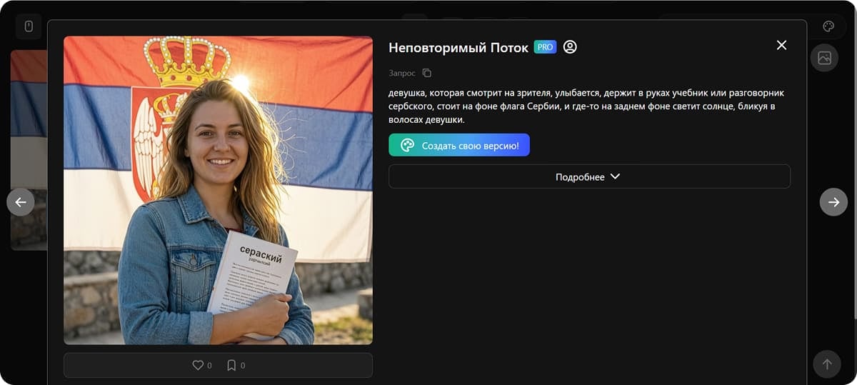 Первая итерация генерации в Artgeneration