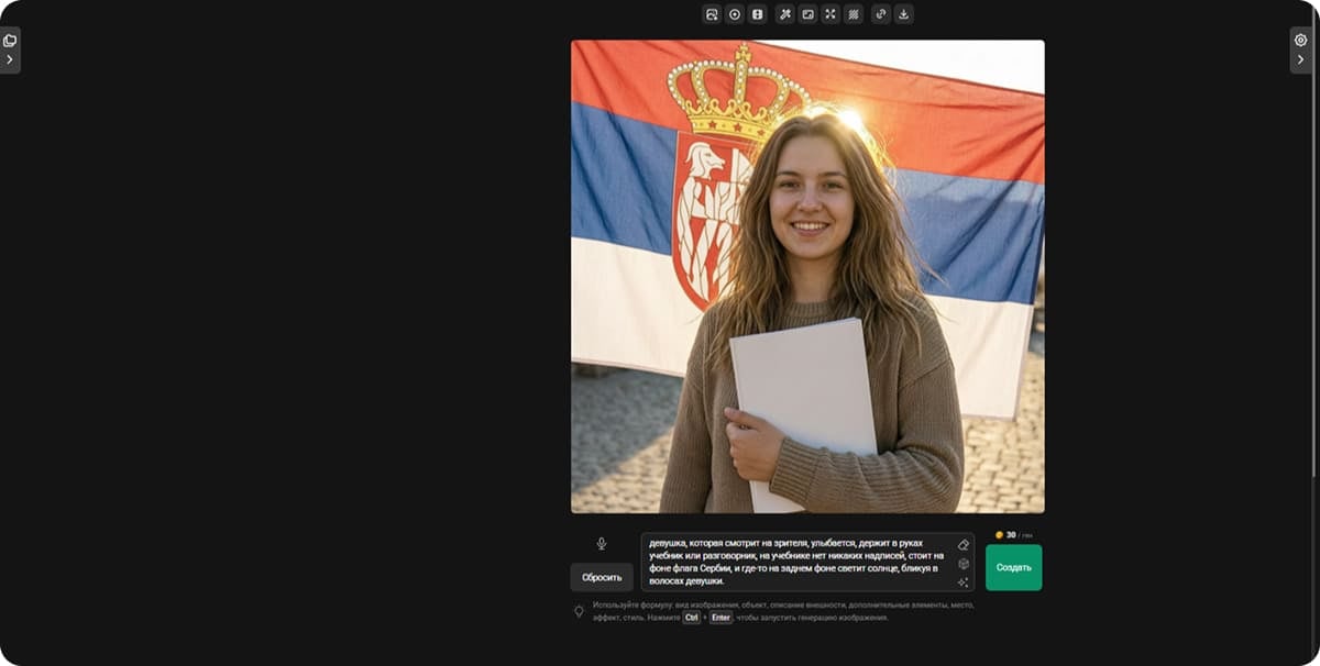 Скорректированная генерация в Artgeneration