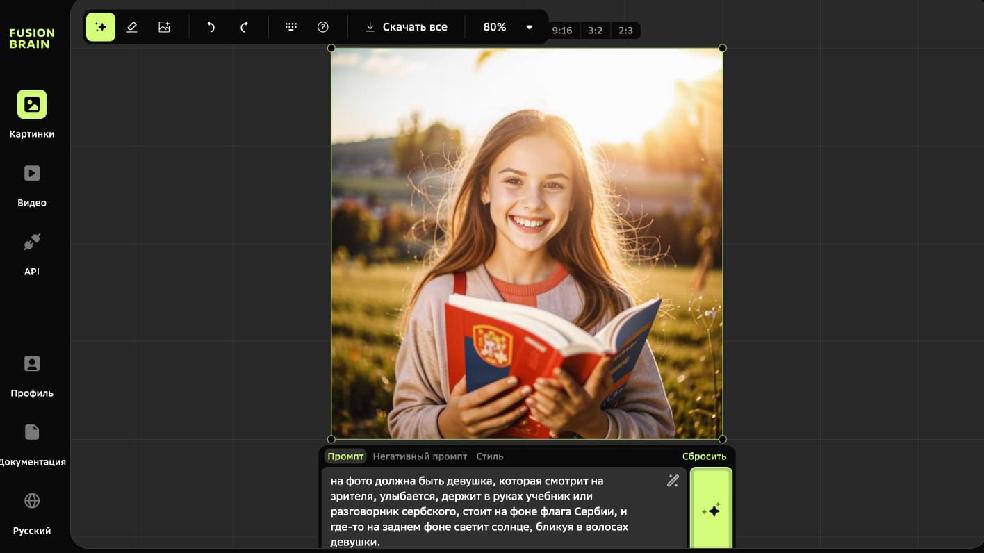 Как генерит картинки нейросеть от Сбера