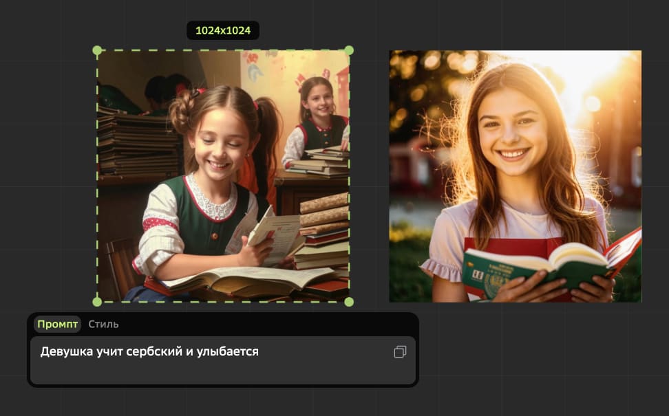 Ещё одна попытка генерации картинок через нейросеть сбера