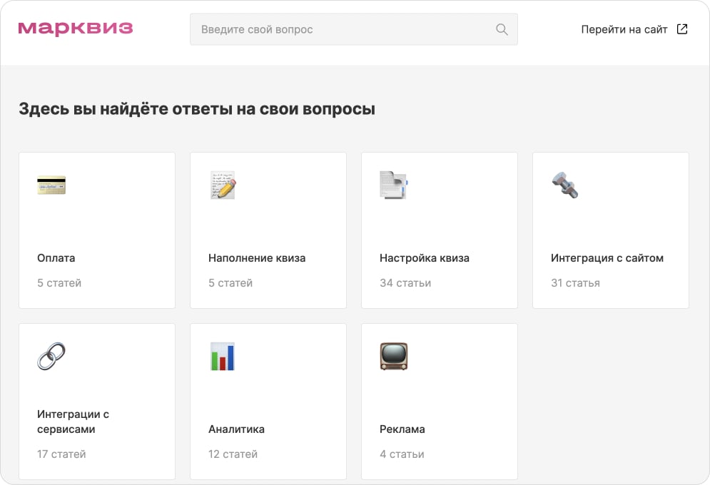 Статьи в базе знаний для онбординга по сложным темам