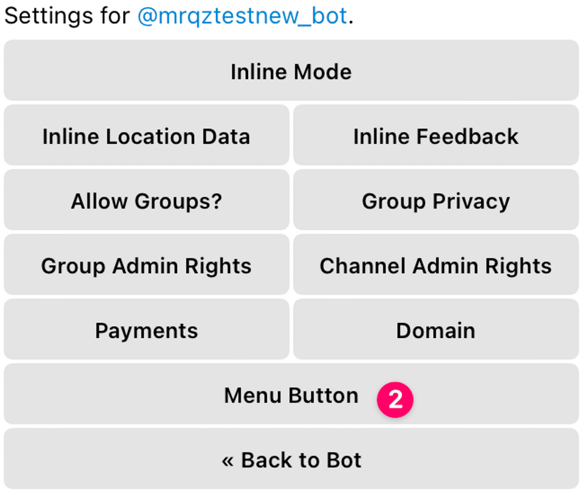 Переходим в раздел Menu Button
