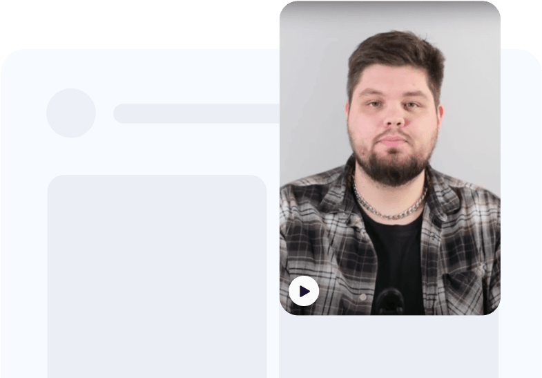 Скриншот видеоконсультанта в квизе
