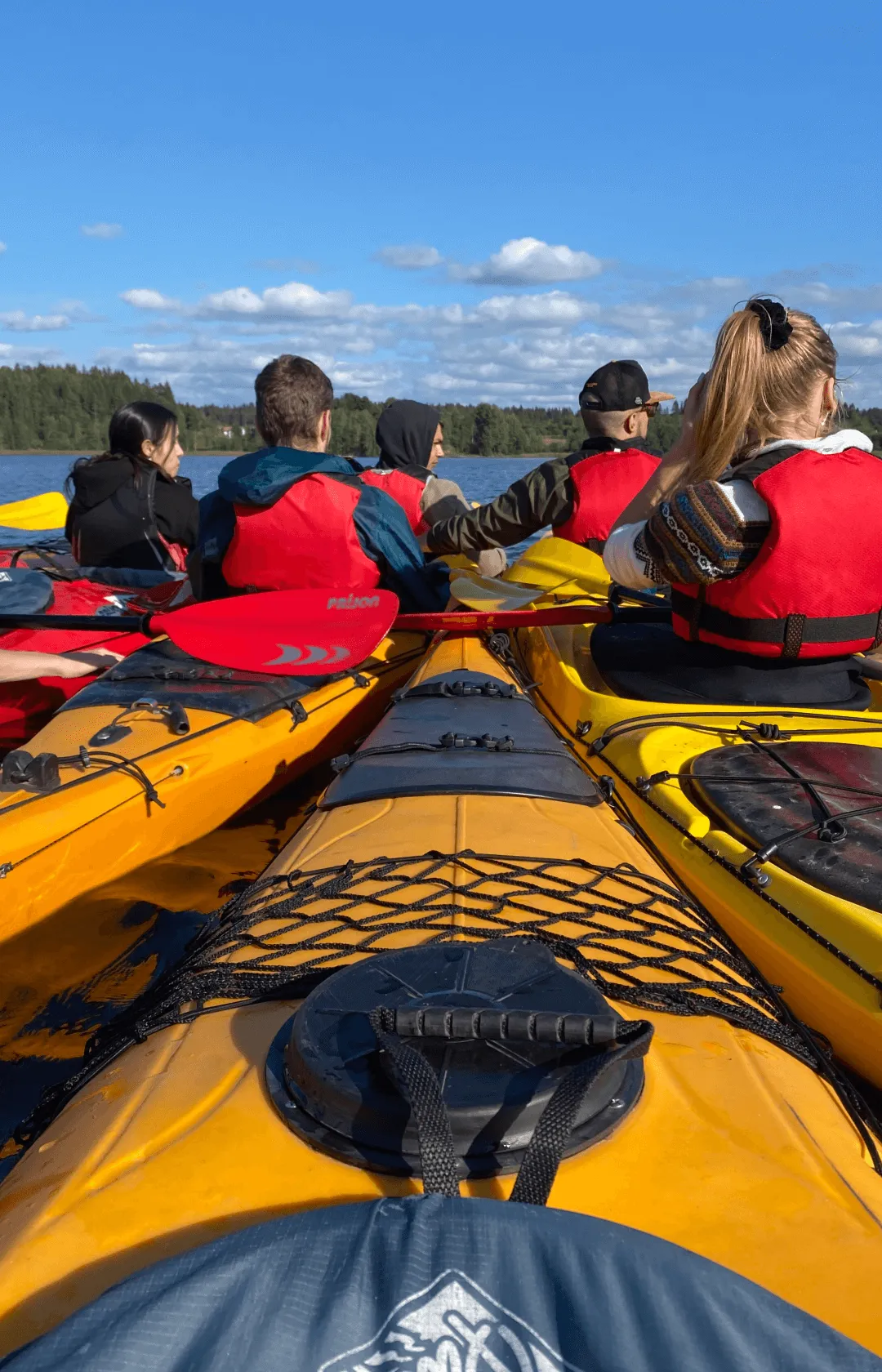 Катание на байдарках в Карелии