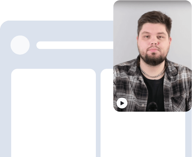 Иконка просмотра видео клиентом