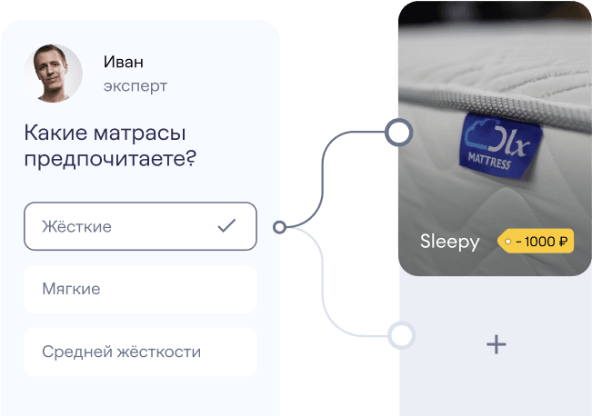 Показываем рекомендацию